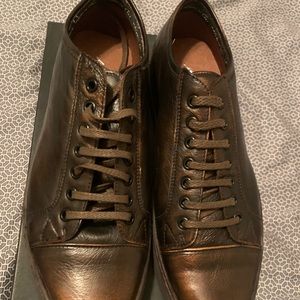 On the double sneakers